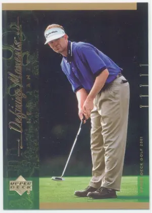 2001 Upper Deck - Lee Janzen #130 Defining Moments