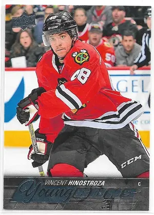 2015-16 Upper Deck #477 Vincent Hinostroza RC (Young Guns)