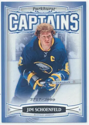 2006-07 PARKHURST - JIM SCHOENFELD #165 CAPTAINS 3717/3999⚠️