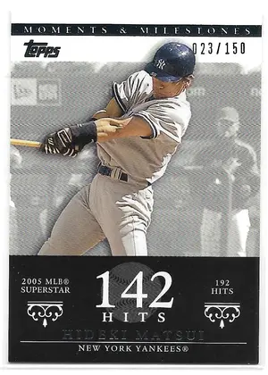 2007 Topps Moments & Milestones #98 Hideki Matsui (023/150)