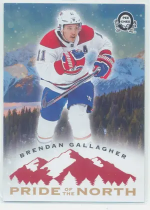 2018-19 O-PEE-CHEE COAST TO COAST - BRENDAN GALLAGHER #P-35 PRIDE OF THE NORTH