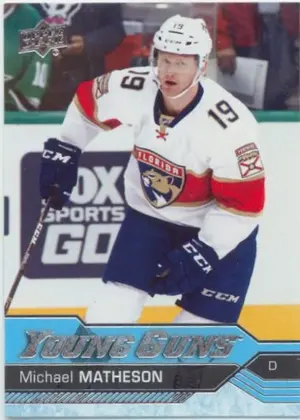 2016-17 UPPER DECK - MICHAEL MATHESON #241 YOUNG GUNS