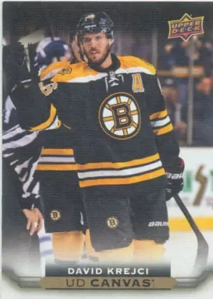 2015-16 UPPER DECK - DAVID KREJCI #C128 UD CANVAS
