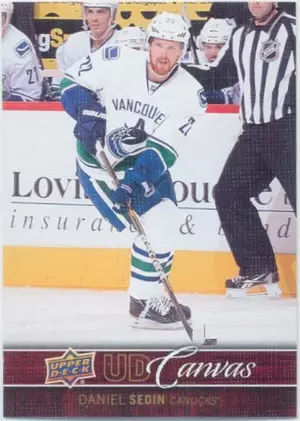 2012-13 UPPER DECK - DANIEL SEDIN #C81 UD CANVAS