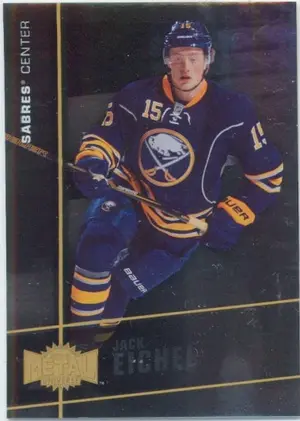 2015-16 FLEER SHOWCASE - JACK EICHEL #MU-20 METAL UNIVERSE