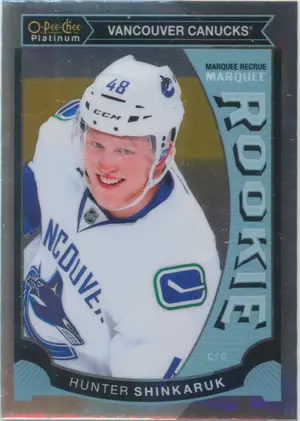 2015-16 O-PEE-CHEE PLATINUM - HUNTER SHINKARUK #M21 MARQUEE ROOKIE