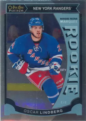 2015-16 O-PEE-CHEE PLATINUM - OSCAR LINDBERG #M34 MARQUEE ROOKIE
