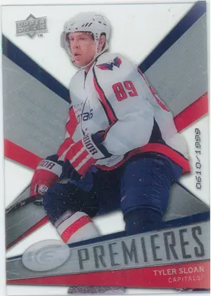 2008-09 ICE - TYLER SLOAN #108 ICE PREMIERES 610/1999