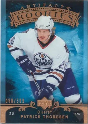 2006-07 ARTIFACTS - PATRICK THORESEN #263 ROOKIES 88/999