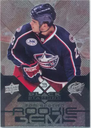 2008-09 BLACK DIAMOND - TOM SESTITO #155 ROOKIE GEMS TRIPLE DIAMOND