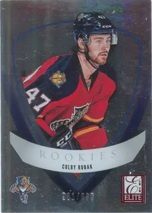 2012-13 ELITE - COLBY ROBAK #13 ROOKIES 981/999