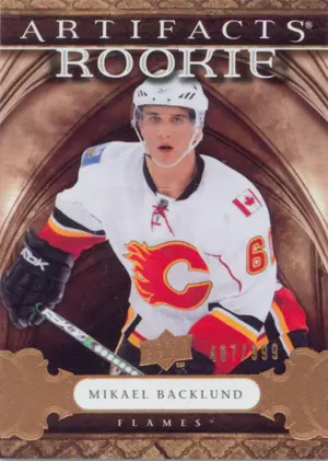 2009-10 ARTIFACTS - MIKAEL BACKLUND #161 ROOKIE 487/999