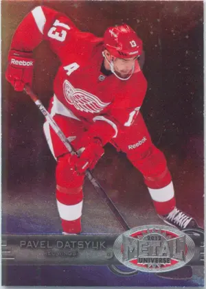 2012-13 FLEER RETRO - PAVEL DATSYUK #19 METAL UNIVERSE