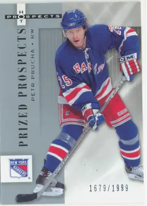 2005-06 HOT PROSPECTS - PETR PRUCHA #152 PRIZED PROSPECTS 1679/1999