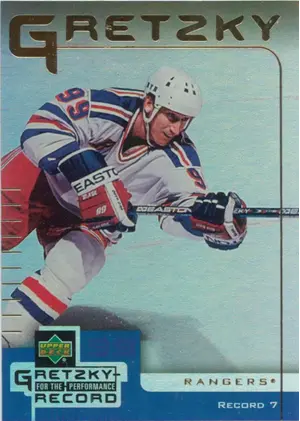 1999-00 McDONALD'S - WAYNE GRETZKY #7 GRETZKY PERFORMANCE FOR THE RECORD