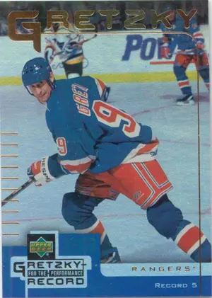 1999-00 McDONALD'S - WAYNE GRETZKY #5 GRETZKY PERFORMANCE FOR THE RECORD