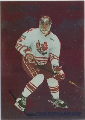 1993-94 DONRUSS - JOEL BOUCHARD #CAN5 WORLD JUNIOR CHAMPIONSHIP