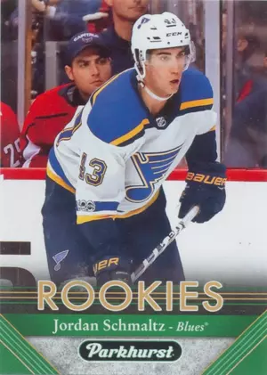 2017-18 PARKHURST - JORDAN SCHMALTZ #266 ROOKIE