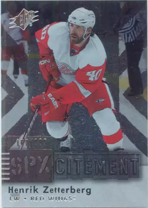 2009-10 SPX - HENRIK ZETTERBERG #X5 SPXCITEMENT 160/999