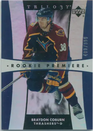 2005-06 TRILOGY - BRAYDON COBURN #173 ROOKIE 480/999
