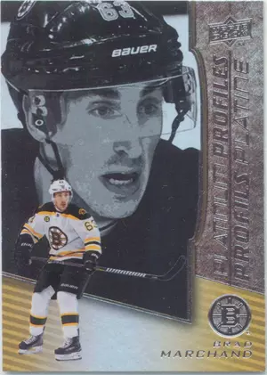 2017-18 TIM HORTONS - BRAD MARCHAND #PP-4 PLATINUM PROFILES