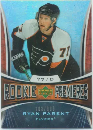 2007-08 TRILOGY - RYAN PARENT #167 ROOKIE 203/999