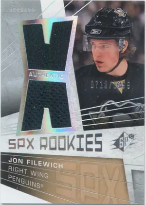 2008-09 SPX - JON FILEWICH #147 ROOKIE 712/1299