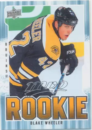 2008-09 MVP - BLAKE WHEELER #327 ROOKIE