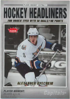 2006-07 FLEER - ALEXANDER OVECHKIN #HL2 HOCKEY HEADLINERS