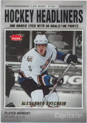 2006-07 FLEER - ALEXANDER OVECHKIN #HL2 HOCKEY HEADLINERS