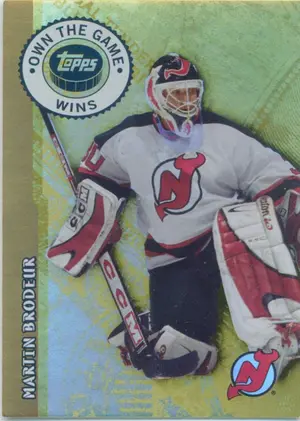 2003-04 TOPPS - MARTIN BRODEUR #OTG11 OWN THE GAME