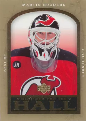2005-06 UPPER DECK - MARTIN BRODEUR #DH2 DESTINED FOR THE HALL