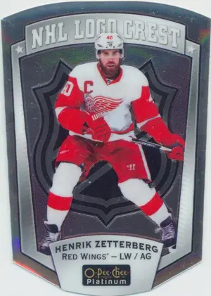 2016-17 O-PEE-CHEE PLATINUM - HENRIK ZETTERBERG #NHLLD-12 NHL LOGO CREST