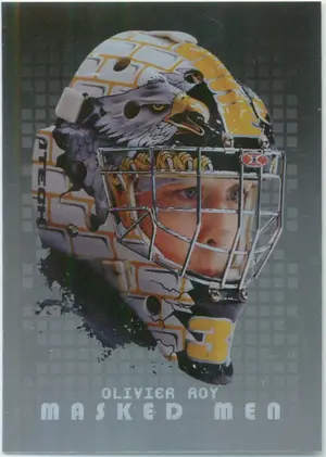 2008-09 BETWEEN THE PIPES - OLIVIER ROY #MM-29 MASKED MEN SILVER