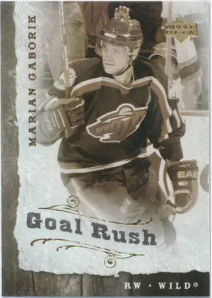 2006-07 UPPER DECK - MARIAN GABORIK #GR6 GOAL RUSH