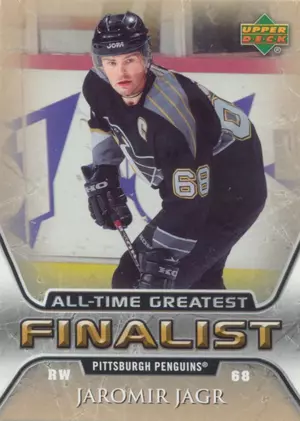 2005-06 UPPER DECK - JAROMIR JAGR #48 ALL-TIME GREATEST FINALIST