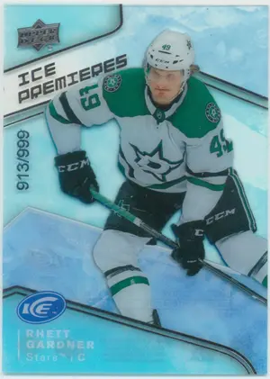 2019-20 ICE - RHETT GARDNER #66 PREMIERES 913/999