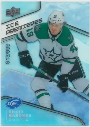 2019-20 ICE - RHETT GARDNER #66 PREMIERES 913/999