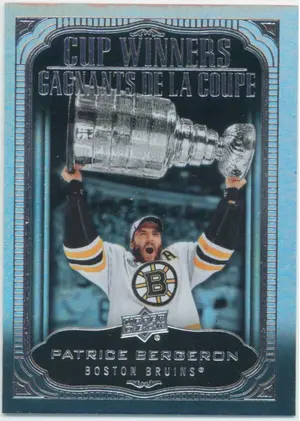 2020-21 TIM HORTONS - PATRICE BERGERON #CW-3 CUP WINNERS