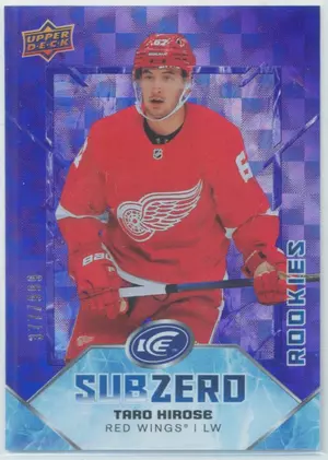 2019-20 ICE - TARO HIROSE #SZ-20 SUB ZERO ROOKIES 377/999