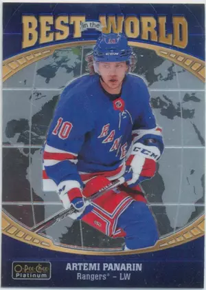 2019-20 O-PEE-CHEE PLATINUM - ARTEMI PANARIN #BW-2 BEST IN THE WORLD