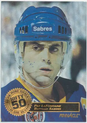 1993-94 PINNACLE - PAT LaFONTAINE #12 NIFTY 50