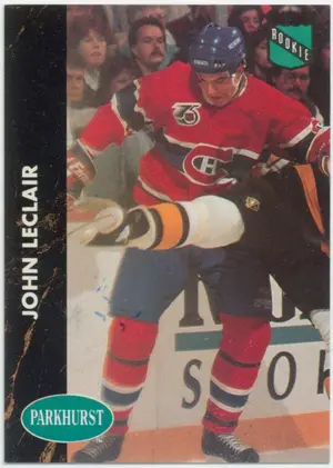 1991-92 PARKHURST - JOHN LeCLAIR #84 ROOKIE