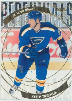 2001-02 STADIUM CLUB - KEITH TKACHUK #P11 PERENNIALS