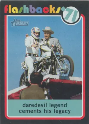 2020 Topps Heritage - Evel Knievel #NF-4 News Flashbacks '71
