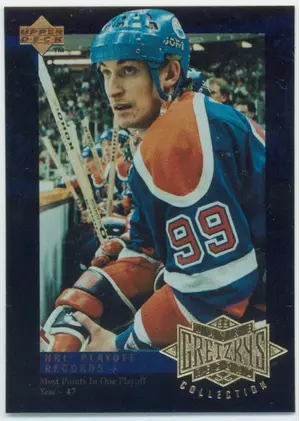 1995-96 UPPER DECK - WAYNE GRETZKY #G12 GRETZKY'S RECORD COLLECTION