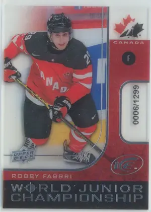 2015-16 ICE - ROBBY FABBRI #WJ-RF WORLD JUNIOR CHAMPIONSHIP 6/1299