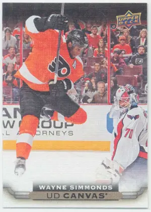 2015-16 UPPER DECK - WAYNE SIMMONDS #C66 UD CANVAS
