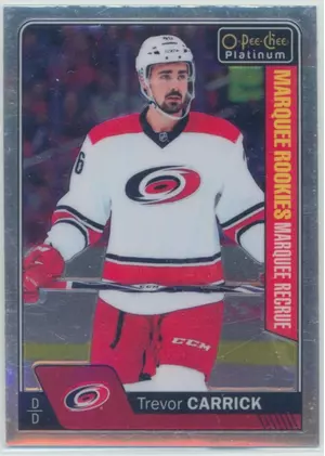 2016-17 O-PEE-CHEE PLATINUM - TREVOR CARRICK #179 ROOKIE