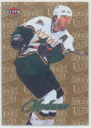 2007-08 FLEER ULTRA - MIKE MODANO #132 GOLD MEDALLION